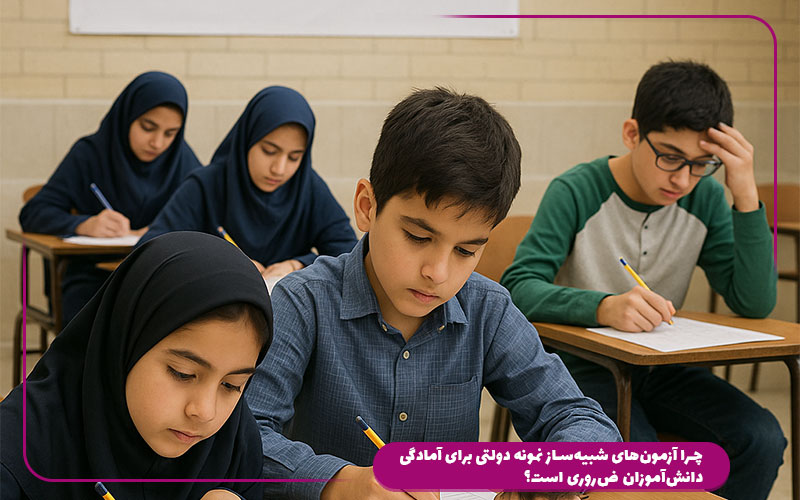 چرا آزمونهای شبیهساز نمونه دولتی برای آمادگی دانشآموزان ضروری است؟